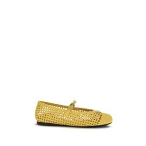 Prada Bicolor Cotton Ballet Women's Flats